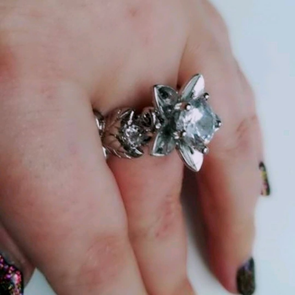 Ring AAA Zircon - Spring Flower - Picture 3 of 8